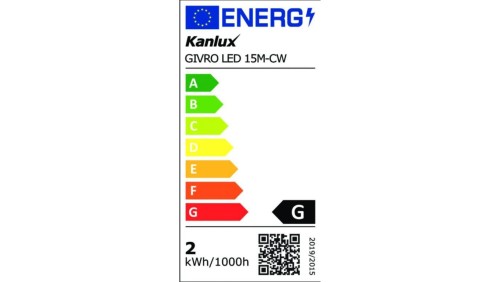 Wąż świetlny GIVRO LED 30M-WW 2W/M 110lm/m 3000K IP65 rolka 30mb Odporność UV zasilanie przelotowe 38573