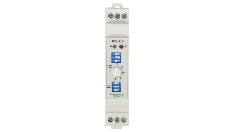 Przekaźnik czasowy 1P 5A 0,01sek-100h 24-240V AC/DC wielofunkcyjny RTx-410 2610391
