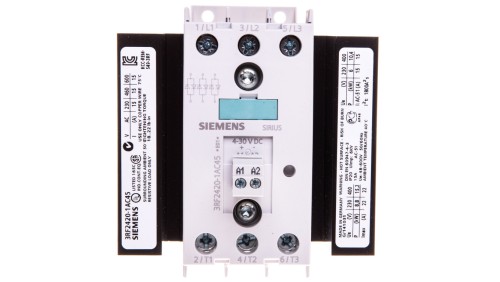 Stycznik półprzewodnikowy 20A 3P 4-30V DC 3RF24 3RF2420-1AC45