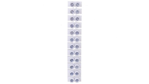 Listwa zaciskowa 12-torowa 2,5 mm2 biała LTA 12- 2.5b 22210216