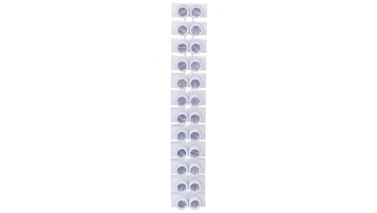 Listwa zaciskowa 12-torowa 2,5 mm2 biała LTA 12- 2.5b 22210216