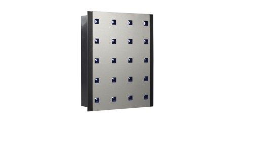 Dzwonek elektromechaniczny dwutonowy 85dB 230V AC antracyt/srebrny 412 SUB10000329