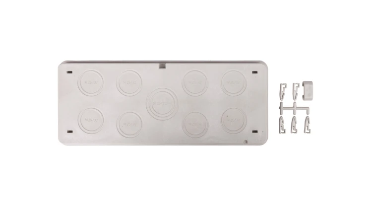 Płyta przepustowa 8xM25/32 1xM25/32/40 IP 65 do ścianek 300mm Mi FM32 HPL2000130