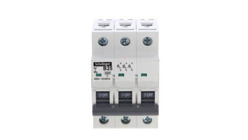 Wyłącznik nadprądowy 3P B 25A 4,5kA AC SCHELINGER A02-G7-3P-B25