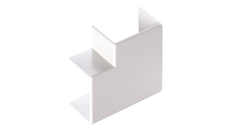 Narożnik do kanałów kablowych płaski AP 100x60 biały ECAP10060B