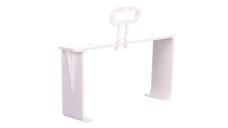 Uchwyt kanału płaskiego 60x120mm biały KP120-28