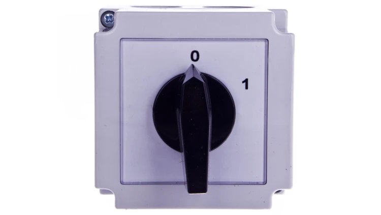 Łącznik krzywkowy 0-1 4P 25A w obudowie 4G25-92-PK R114 63-840398-031