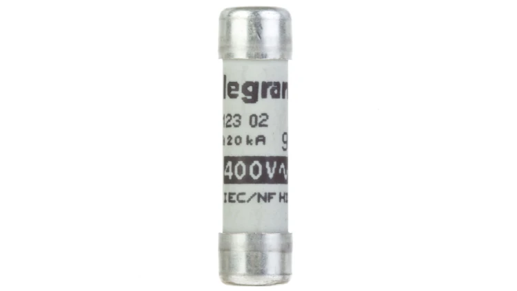 Wkładka bezpiecznikowa cylindryczna 8,5x31,5mm 2A gG 400V 012302