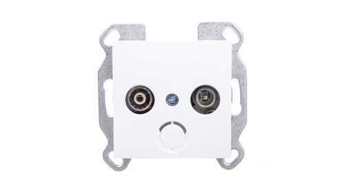 Lumina Gniazdo antenowe RTV standard białe WL3010