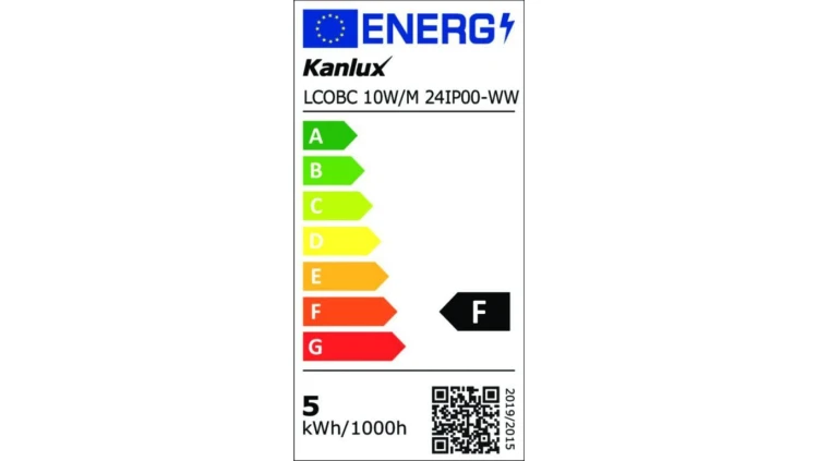 Taśma LED 24V LCOBC 10W/M 24IP00-WW 920lm/m 3000K Ra90 rolka 50mb 3 lata Gwarancji 38906