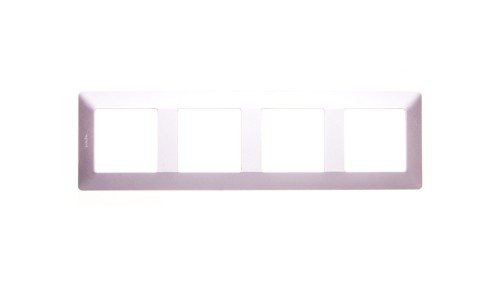 VALENA LIFE Ramka poczwórna aluminium 754134