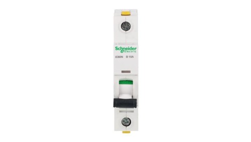 Wyłącznik nadprądowy 1P B 10A 6kA AC iC60N-B10 Acti9 A9F03110