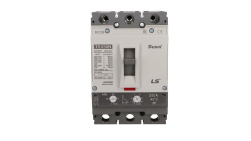 Wyłącznik kompaktowy LS Electric 3polowy In=250A wyzwalacz ATU 0105023000 TS250N ATU 250A 3P