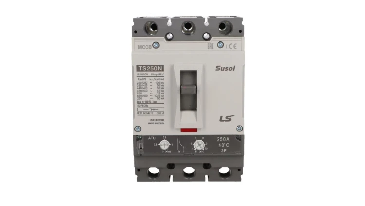 Wyłącznik kompaktowy LS Electric 3polowy In=250A wyzwalacz ATU 0105023000 TS250N ATU 250A 3P