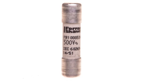 Wkładka bezpiecznikowa cylindryczna 10x38mm 6A gG 500V DF2CN06