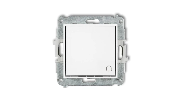 MINI Mechanizm łącznika zwierny dzwonek biały mat 25MWP-4