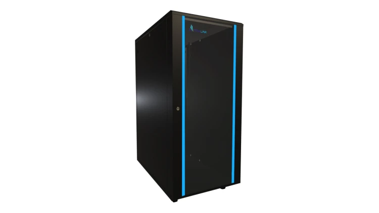 Szafa rack stojąca Extralink 27U 600x1000 Czarna