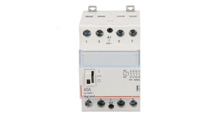 Stycznik modułowy 40A 4Z 0R 24V AC SM340 /z manipulatorem/ 412518