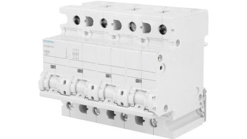 Rozłącznik modułowy 125A 4P 400V możliwy wyzwalacz 5TE2814-0