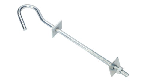 Śruba hakowa do wieszania uchwytów odciągowych 12/230mm, śruba M12 Extralink
