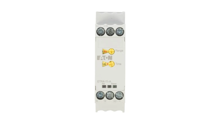 Przekaźnik czasowy 1P 3A 0,05sek-100h 24-240V AC/DC opóźnione załączenie ETR4-11-A 031882