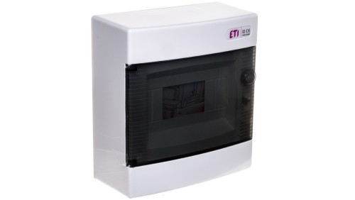 Rozdzielnica modułowa 1x8 natynkowa drzwi dymne / IP 40 400V AC / ECT8PT 001101000