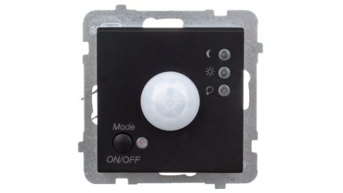 SONATA Elektroniczny czujnik ruchu czarny metalik ŁP-16R/m/33