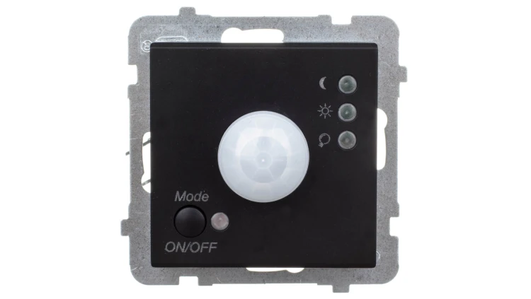 SONATA Elektroniczny czujnik ruchu czarny metalik ŁP-16R/m/33