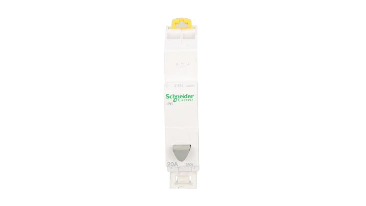 Przycisk modułowy 20A 1R szary iBP A9E18030