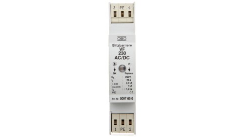Ogranicznik przepięć dla systemów dwużyłowych 350VDC 2,5kA 1,4kV VF230-AC/DC 5097650