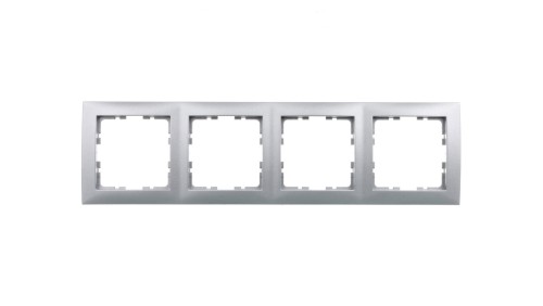 Berker B.Kwadrat Ramka poczwórna aluminium 5310148994