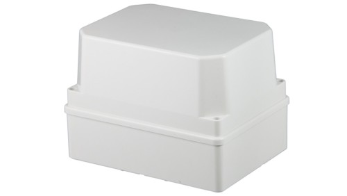 Puszka n/t hermetyczna 190x140x140 bez dławików wysoka IP65 szara S-BOX 416H