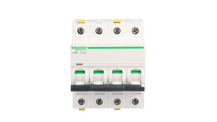 Wyłącznik nadprądowy 4P C 40A 10kA AC iC60H-C40-4 Acti9 A9F07440