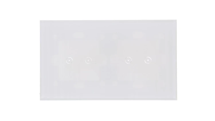 Simon Touch ramki Panel dotykowy S54 Touch, 2 moduły, 2 pola dotykowe poziome + 2 pola dotykowe poziome, biała perła DSTR222/70