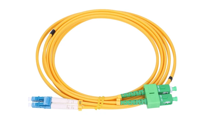 Patchcord Jednomodowy, Duplex, G652D, 3mm, 15m Extralink SC/APC-LC/UPC