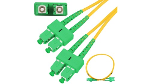 Patchcord Jednomodowy, Duplex, G652D, 3mm, 3m Extralink SC/APC-SC/APC