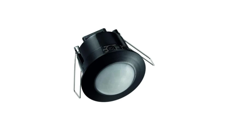 Czujnik ruchu PIR podtynkowy IP20 360 st. zasięg 6m 600W czarny CP-9C
