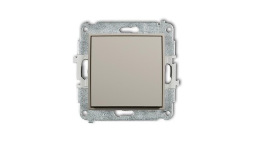 MINI Mechanizm łącznika schodowego (jeden klawisz bez piktogramu) taupe 60MWP-3.1