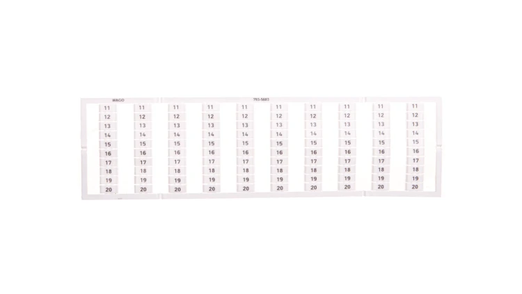 Oznaczniki WMB 10x 11-20 793-5603 /5szt./