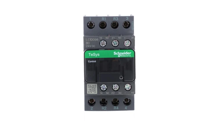 TeSys Deca Stycznik mocy 20A 4P 24V DC 1Z 1R LC1D098BD
