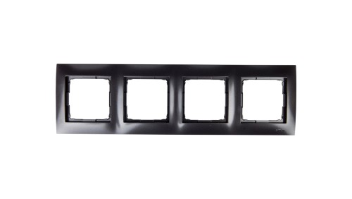 Simon 54 Premium Ramka poczwórna antracyt DR4/48