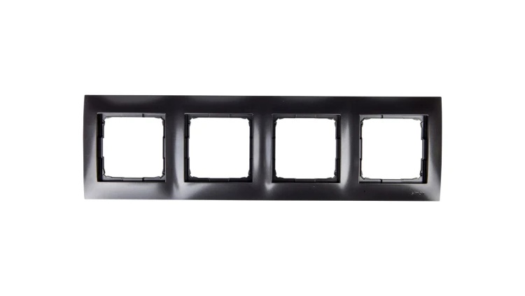 Simon 54 Premium Ramka poczwórna antracyt DR4/48