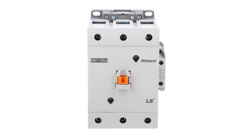 Stycznik LS Electric, 130A w AC-3, moc 60kW, napięcie cewki 24VDC, styki pomocnicze 1a1b 1385000400 MC-130A 24VDC 1A1B