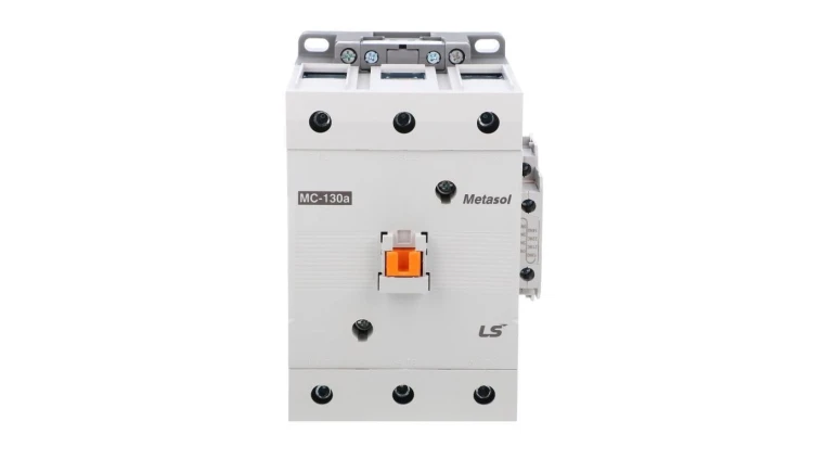 Stycznik LS Electric, 130A w AC-3, moc 60kW, napięcie cewki 24VDC, styki pomocnicze 1a1b 1385000400 MC-130A 24VDC 1A1B