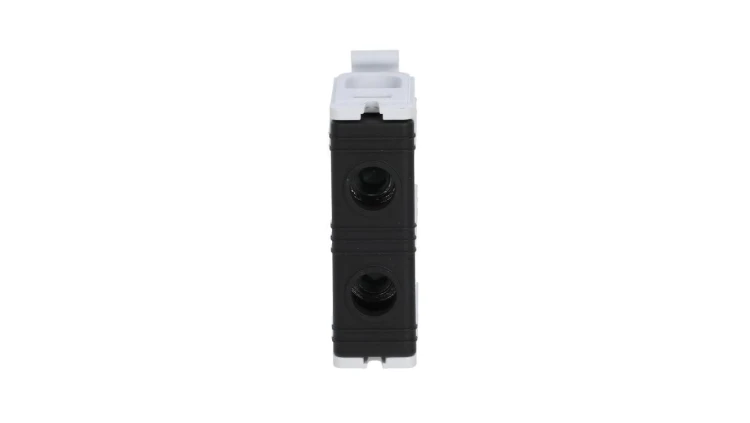 Złączka szynowa 1-torowa ZJUN-16/BK czarna R34RR-07010003103