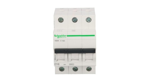 Wyłącznik nadprądowy 3P C 16A 6kA AC K60N Acti9 A9K02316