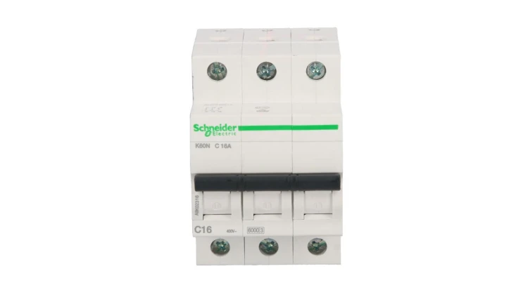 Wyłącznik nadprądowy 3P C 16A 6kA AC K60N Acti9 A9K02316