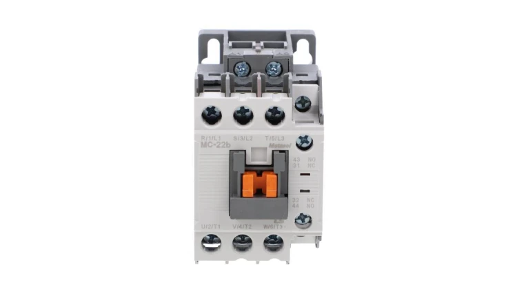 Stycznik LS Electric, 22A w AC-3, moc 11kW, napięcie cewki 230VAC, styki pomocnicze 1a1b 1347000800 MC-22B 230VAC 1A1B