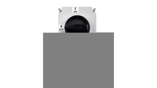 Gniazdo stałe z wyłącznikiem 0-1 duże 32A 5P 400V IP67 /blokada mechaniczna/ 75252-6