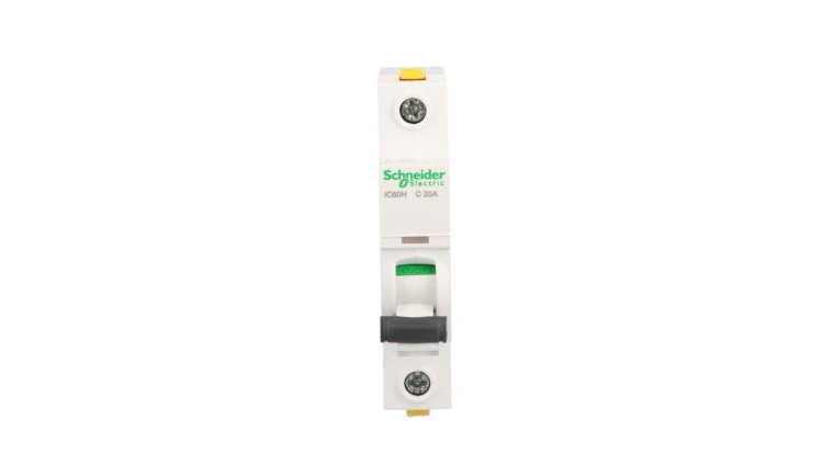 Wyłącznik nadprądowy 1P C 20A 10kA AC iC60H-C20 Acti9 A9F07120